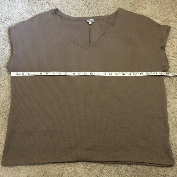 Desert Tan Boxy Knit Sleeveless Sweater Top - Picture 12 of 14